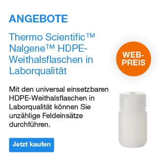 Thermo Scientific™ Nalgene™ HDPE-Weithalsflaschen in Laborqualität