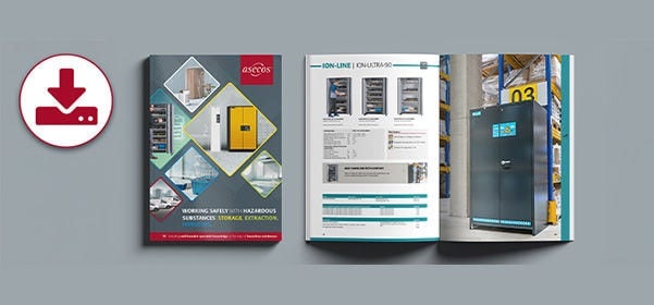 Main catalogue - Working safely with hazardous substances: storage, extraction, handling