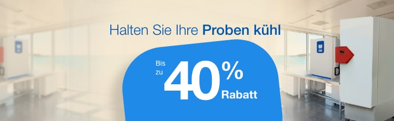 Halten Sie Ihre Proben kühl