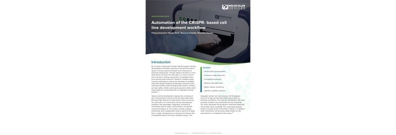 Automation of the CRISPR-Based Cell Line Development Workflow