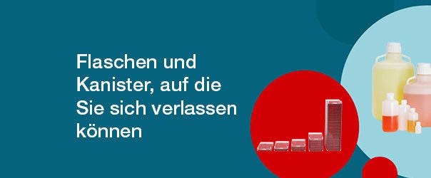 Flaschen und Kanister, auf die Sie zählen können