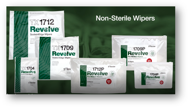 Texwipe non sterile wipers