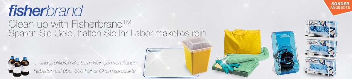 Clean up with Fisherbrand Clean up with Fisherbrand