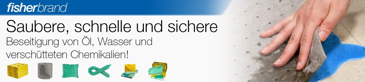 cleanSpill-Banner_desktopDE Fisherbrand Notfall-Set