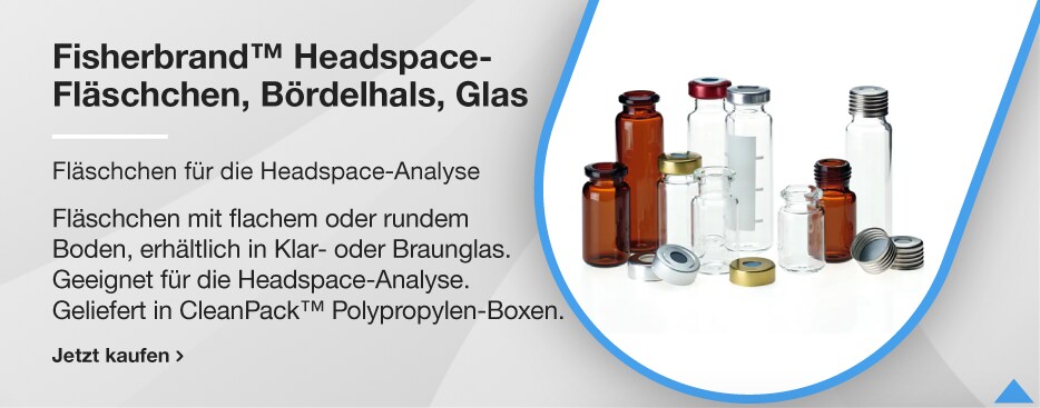 Fisherbrand™ Headspace-Fläschchen, Bördelhals, Glas