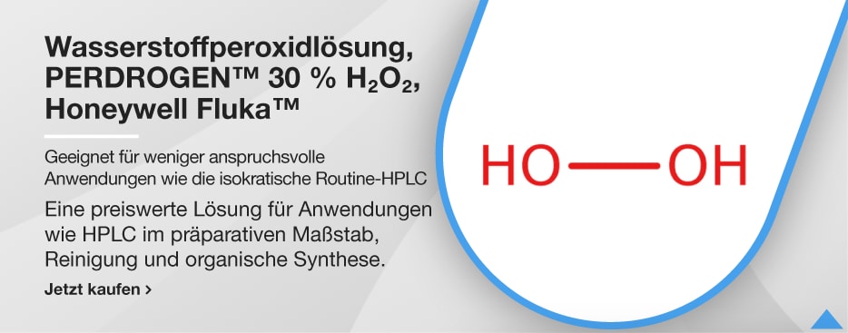 Wasserstoffperoxidlösung, PERDROGEN™ 30 % H₂O₂, Honeywell Fluka™