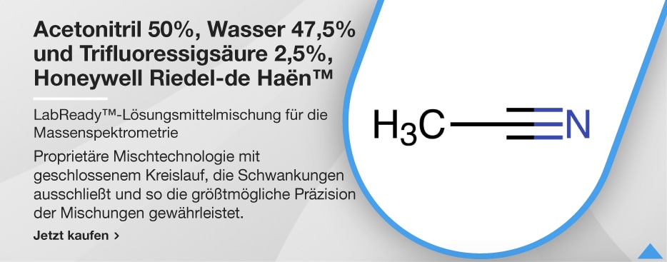 Acetonitril 50%, Wasser 47.5% und Trifluoressigsäure 2.5%, Honeywell Riedel-de Haën™