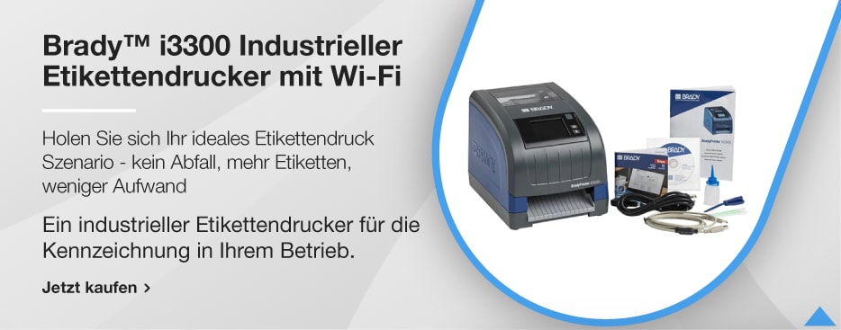Brady™ i3300 Etikettendrucker für die Industrie mit Wi-Fi