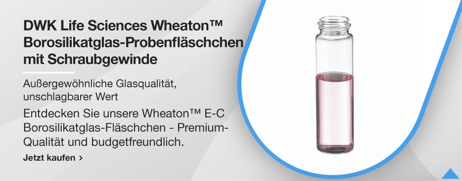 DWK Life Sciences Wheaton™ Borosilikatglas-Probenfläschchen mit Schraubgewinde