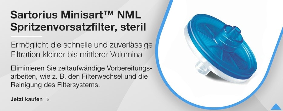 Sartorius Minisart™ NML Syringe Filters, Sterile