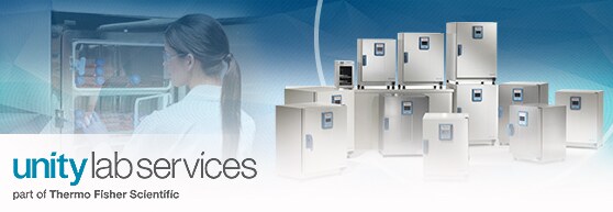 Unity Lab Services, part of Thermo Fisher Scientific promotional banner