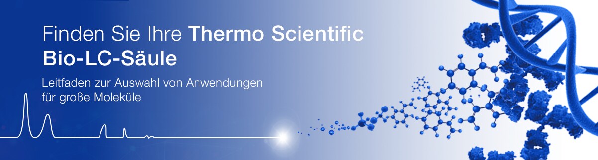 Leitfaden zur Auswahl von Anwendungen f&uuml;r gro&szlig;e Molek&uuml;le