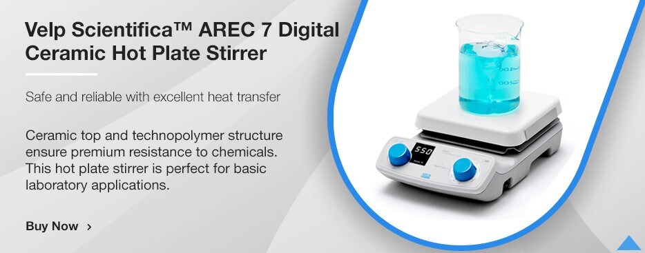Velp Scientifica&trade; AREC 7 Digital Ceramic Hot Plate Stirrer